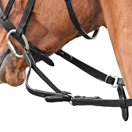Shires Pony Size Flexi Reins: Black