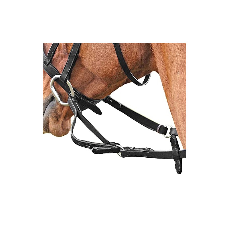 Shires Pony Size Flexi Reins: Black