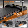 Fasion Trek Run Walking Pad Treadmill with Handle Bar, 6%