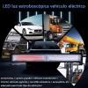Barra Torreta Estrobo Codigo Leds Cob Policia 35 PuLG 60w