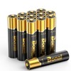 BONAI Gold Top Rechargeable AAA Batteries 12 Count, Upgrade High-Performance