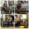 WINHUNT Tool Bag, Multi-Pocket Storage with Shoulder Strap, Black and