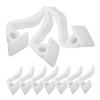 Ciieeo 10Pcs Radiator Cover Support Clip Kit Hose Mounting Clamps