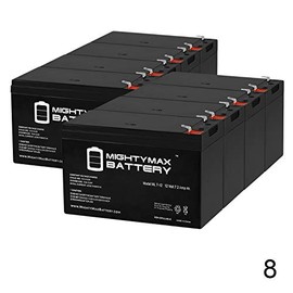 Mighty Max Battery 12V 7AH SLA Battery for Razor Pocket Mod Mini Euro - 8 Pack Brand Product