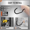 HORUSDY 6-Pack Heavy Duty Garage Storage Hooks, 6" Utility Wall
