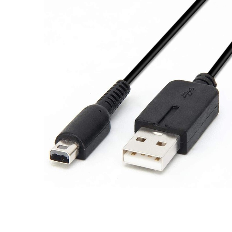 Liroyal 3DS Cable, Charging Cable, Charger Cable [Set of 2]
