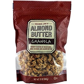 Trader Joe’s Almond Butter Granola, Crunchy, 12 Oz (Pack of 2)