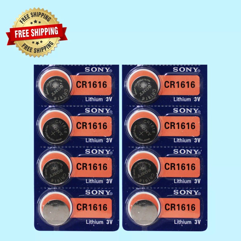 Sony CR1616 Lithium 3V Watch Battery (Exp 10/2031 ) 8Pc