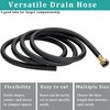 ZY-hosetube 16FT Dehumidifier Drain Hose with 3/4” FHT Brass Rustproof