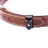 JINBAOSHU 1.5"(38mm-40mm) Belt Loop Keeper 100% Full Grain Leather Belt
