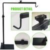 Reptile Heat Lamp Stand, Reptiles Light Fixture, Adjustable 13.7-25.6 Inch,