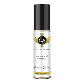 CA Perfume Impression of Capitale For Women & Men Replica Fragrance Body Oil Dupes Alcohol-Free Essential Aromatherapy Sample Travel Size Concentrated Long Lasting Attar Roll-On 0.3 Fl Oz/10ml