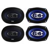Pyle PL6984BL 6x9" 800 Watts 4-Way Car Coaxial Speakers Audio
