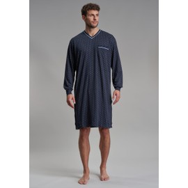 Götzburg Men's Nachthemd, 1/1A, V-Ausschn. Boxer Briefs, Blue (Navy 8414), XX-Large (Manufacturer Size: 56)