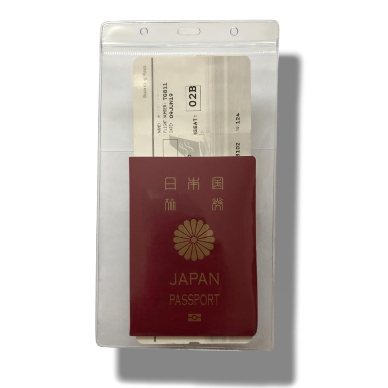 Archtypes Ticket Holder, Neck Hanger, Waterproof, Passport Case, Ticket Case,