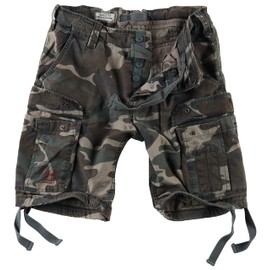 Surplus Raw Vintage Airborne Vintage Men's Cargo Shorts - woodland Plain, size: xl