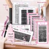 Cluster Eyelashes, Pack of 72 Individual Eyelashes, Eyelash Clusters, DIY