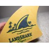 Landshark Lager - Shark Fin Beer Coasters - Sealed Pack