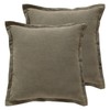 patdrea Green Decorative Throw Pillow Covers 18x18 2 Piece Set