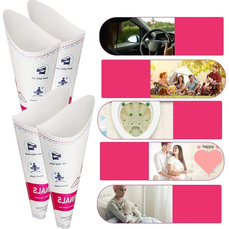 Woman Pee Funnel | Paper-Based Female Pee Devices | Waterproof