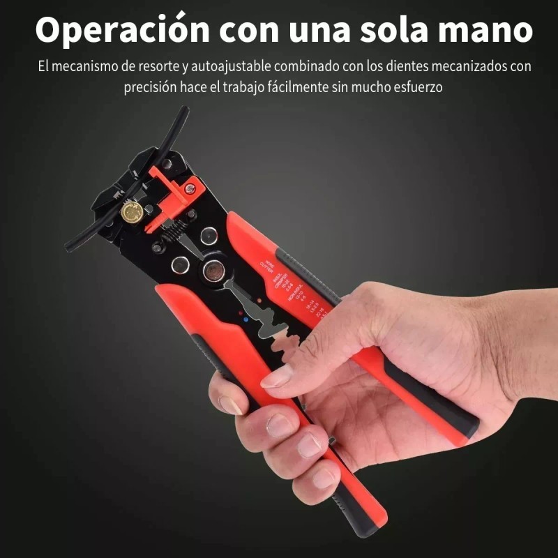 Espinope Pinza Pela Cables Automática 8 Pulgadas Uso Rudo