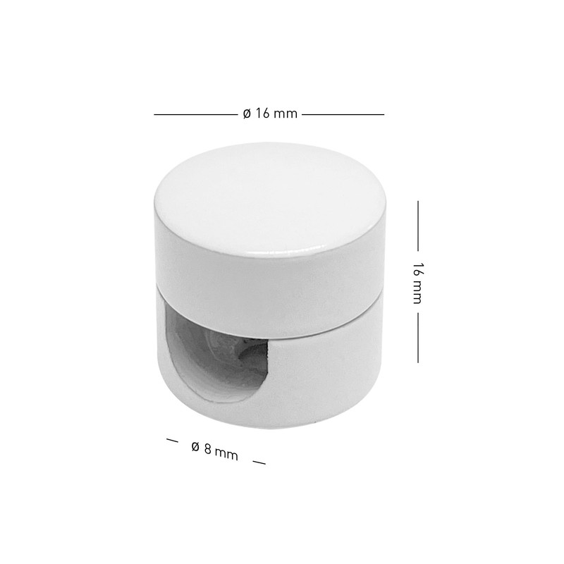 smartect Aluminium Wall and Ceiling Pins for Textile Cables [Pack