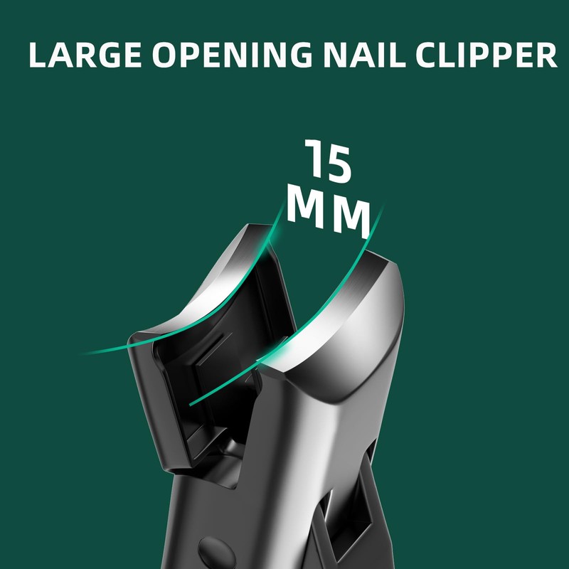 German Nail Clippers for Men Thick Nails, VANWIN Toenail Clippers