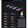Lindy Rattl'n Flyer Spoon-Techni-Glo Rainbow-1/8 oz. Fishing Lure