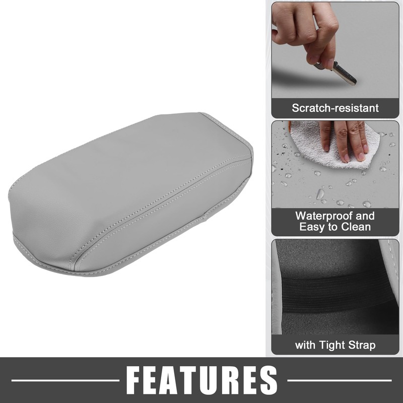 X AUTOHAUX Car Center Console Armrest Cover 36x15cm Center Console