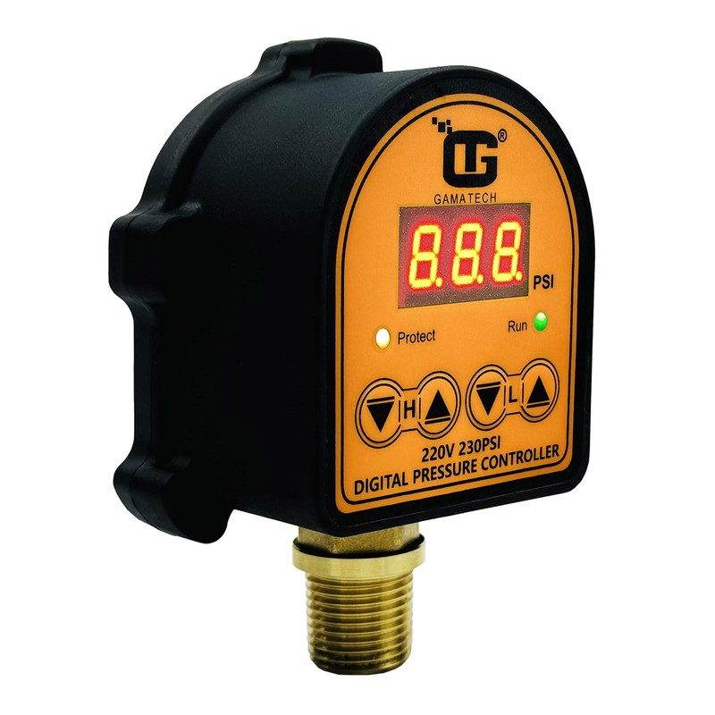 GamaTech Pressure Switch for Water Pump and Air Pump, Digital
