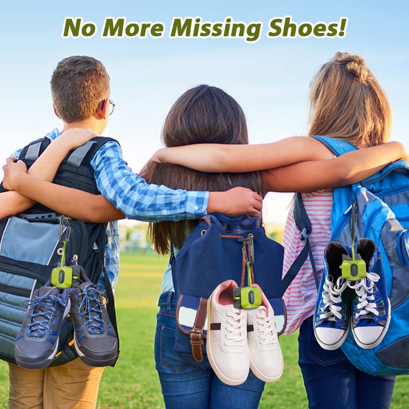 QUENTAI Shoes Clips for Backpack, Home Shoe Storage Space Saver,