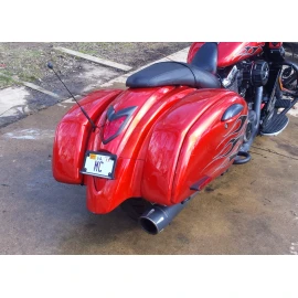 Beetelo Kawasaki Vulcan 1700 VN1700 Integrated turn signal license plate relocator mount
