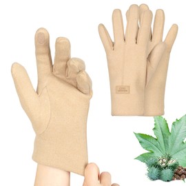 Pilviset 2 Vendas De Aceite De Ricino Para Manos Vendas De Aceite De Ricino Orgánico Guantes De Aceite De Ricino Para Artritis De Muñeca Y Síndrome Del Túnel Carpiano(Aceite No Incluido)