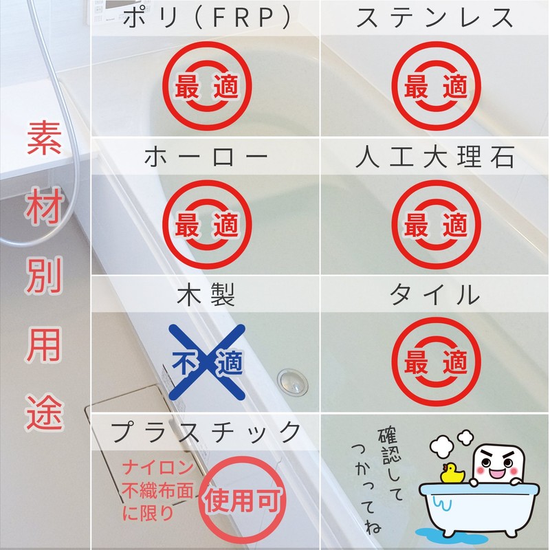 激落ち 赤カビくん バスクリーナー ナイロン&ブラシ S00050