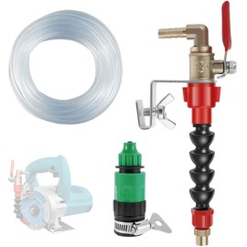 Dust Remover Water Sprayer for Cutting Machine, Misting System Dust Remover Water Sprayer Nozzle for Angle Grinder Machine, Misting Dust-Proof Tool Cutting Machine for Marble Brick Tile with Pipe