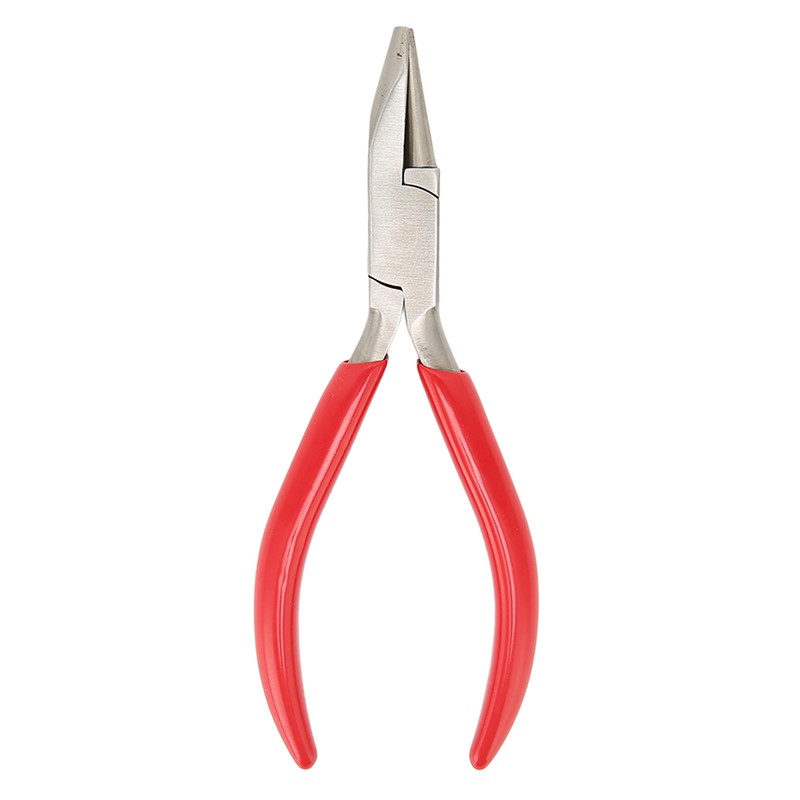 Jewelry Plier Slotted High Carbon Steel Rubber Handle Wire Bending