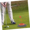SUPVOX 1set Thickened Golf Putting Cup Flag Portable TPU Practice