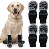 YQkangzhu 4 Pcs Non Slip Dog Socks to Prevent Licking