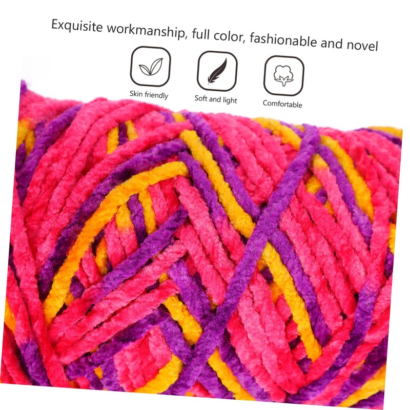 OHPHCALL 1PC Knitting Yarn for DIY Crafts Soft Comfortable Woolen