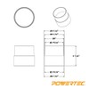 POWERTEC 70125-P2 Dust Port Adapter for 4 Inch Pipe to