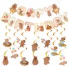14pcs Capybara Birthday Party Decorations, Capybara Hanging Swirls Decor for