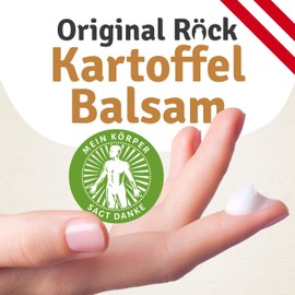 Original Röck Potato Balm - The Classic for on the Go in a Practical Tube! The Popular Home Remedy Provides Cracked and Dry Skin with Moisture