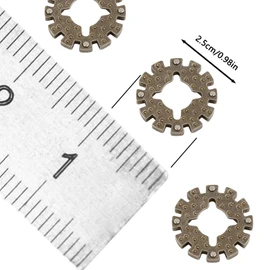 Starlock Adapter, Multicutter Universal Adapter, 3-Piece Set, 25 mm, Adapter for Oscillating Saw Blades, Compatible with Multiple Brands, Ideal for DIY and Professional Projects