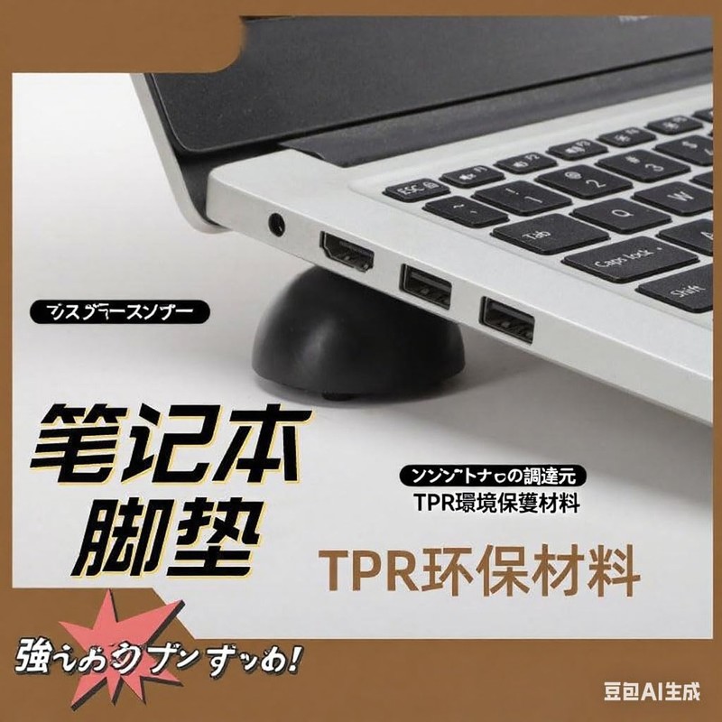 Laptop Stand, Anti-slip, Portable, Height Adjustment, Improves Posture, PC Cooling