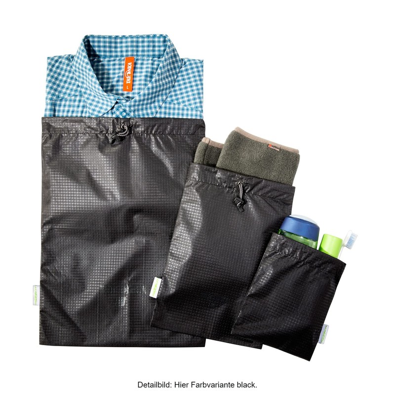 Tatonka Stuff Sack Set (3 Pieces) - Lightweight Packing Bag