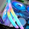 2pcs ARGB Liquid Cooling Tube Sleeve 5V 3pin Soft Silicone