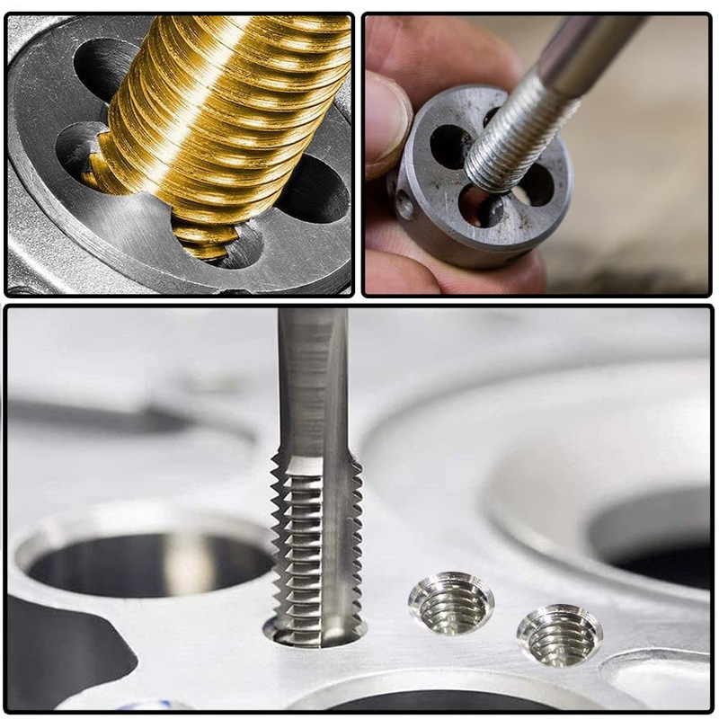 Saipor M14 X 1.5 Metric Tap and Die Set M14
