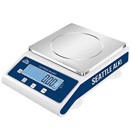 Seattle Alki Scientific Lab Digital Precision Analytical Balance 15kg x 0.1g | Grams, Kilograms, Pounds, Ounces, Carats | 0.1g Accuracy | Scientific Scale for Lab, Jewelry and More | by Fristaden Lab