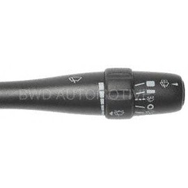 BWD Automotive Black Windshield Wiper Switch, Mechanical Push Button, 1-way, Stainless Steel Contact, Panel Mount, 1 Count