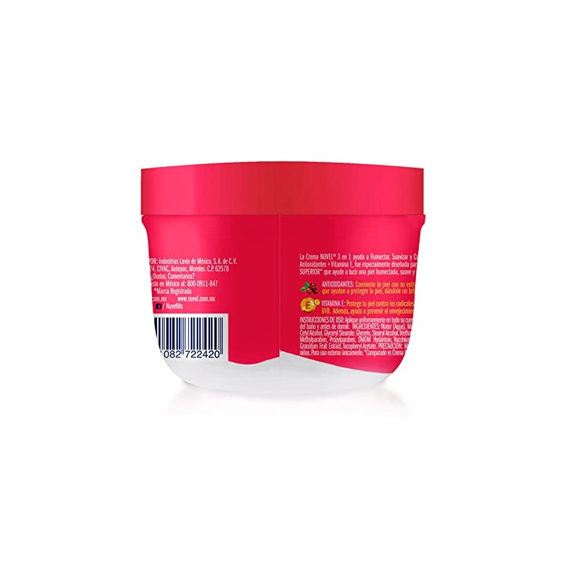 Nuvel Crema Cuerpo Cara Humectación Superior Multiproposito Piel Seca 230